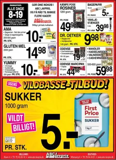 Eksempel på tilbudsavis Tilbudsavis fra butik Abc Lavpris gyldig fra 15/10/2025