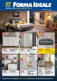Pregled Forma Ideale kataloga - važi od 06.04.2026