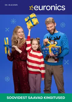 Euronics kliendilehe eelvaade alates 2025.12.04