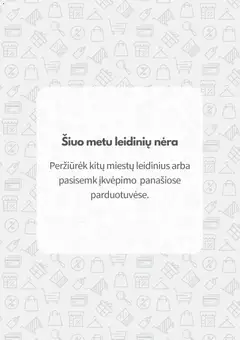 BIKUVA parduotuvės leidinio Leidinys galiojančio nuo 2026.03.01 peržiūra