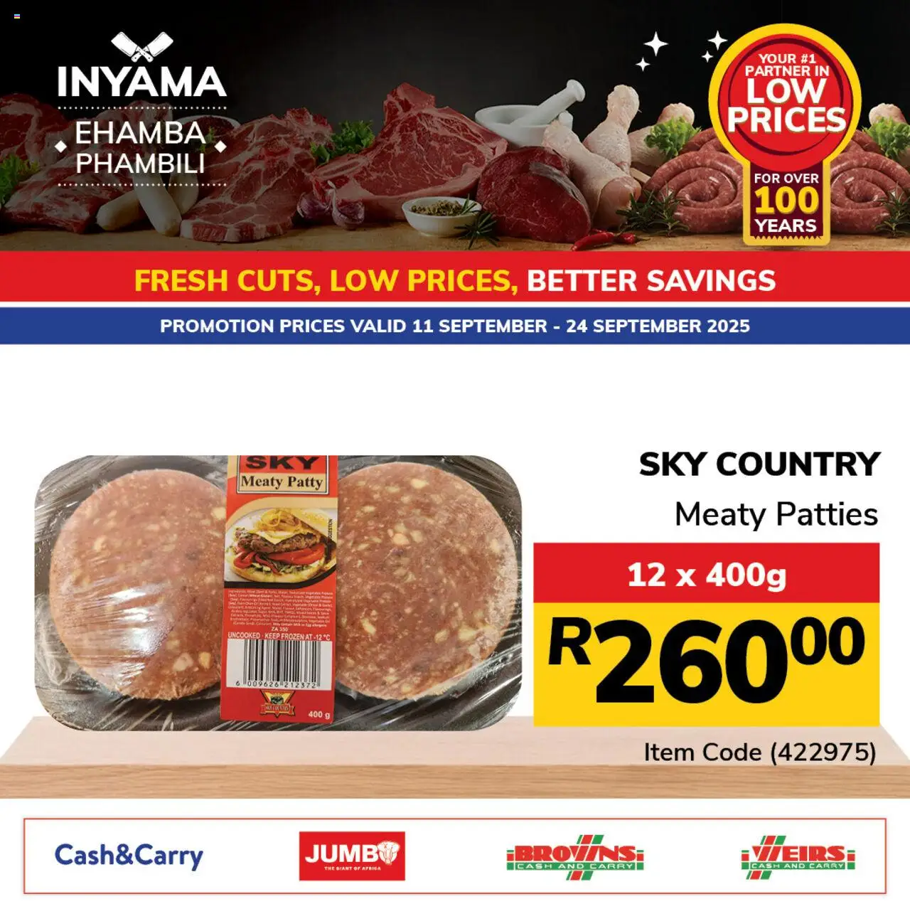 Jumbo Braai Season is On! from 11/09 - 24/09/2025 > Promotions