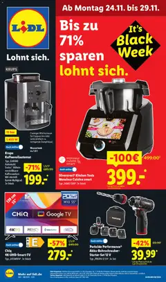 Vorschau von dem Prospekt des Geschäftes Lidl, gültig ab dem 24.11.2025
