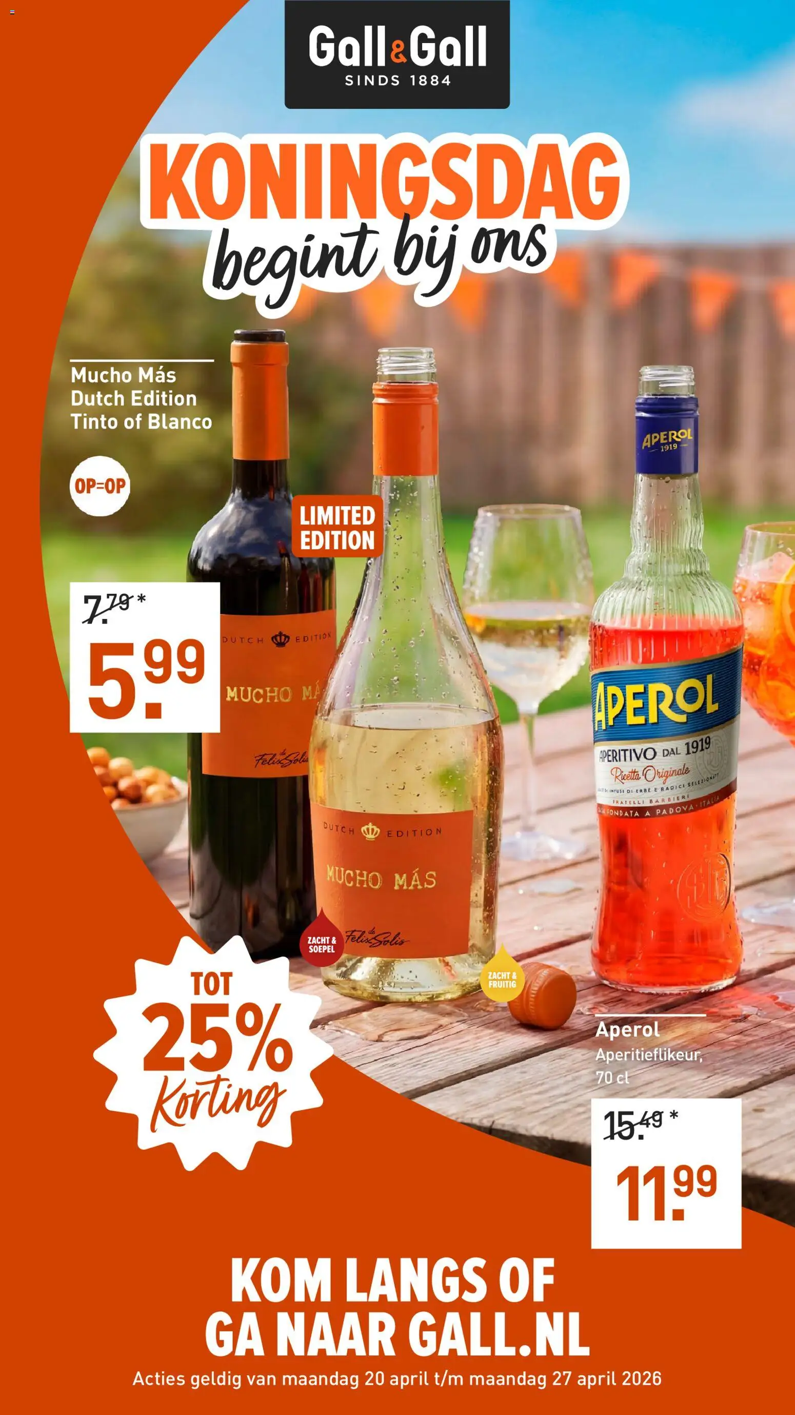 Voorbeeld van Gall en Gall folder van winkel Gall en Gall geldig vanaf 20-04-2026