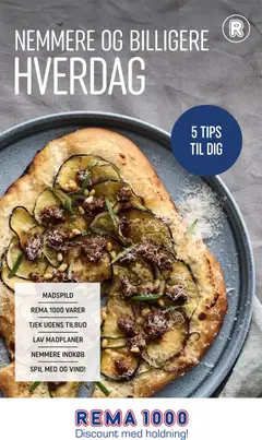Eksempel på tilbudsavis Nemmere og Billigere Hverdag fra butik Rema 1000 gyldig fra 04/02/2026