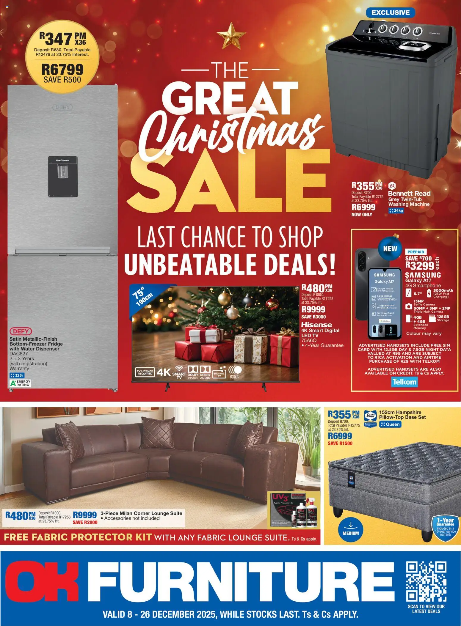 Preview of OK Furniture flyer valid from 08/12/2025