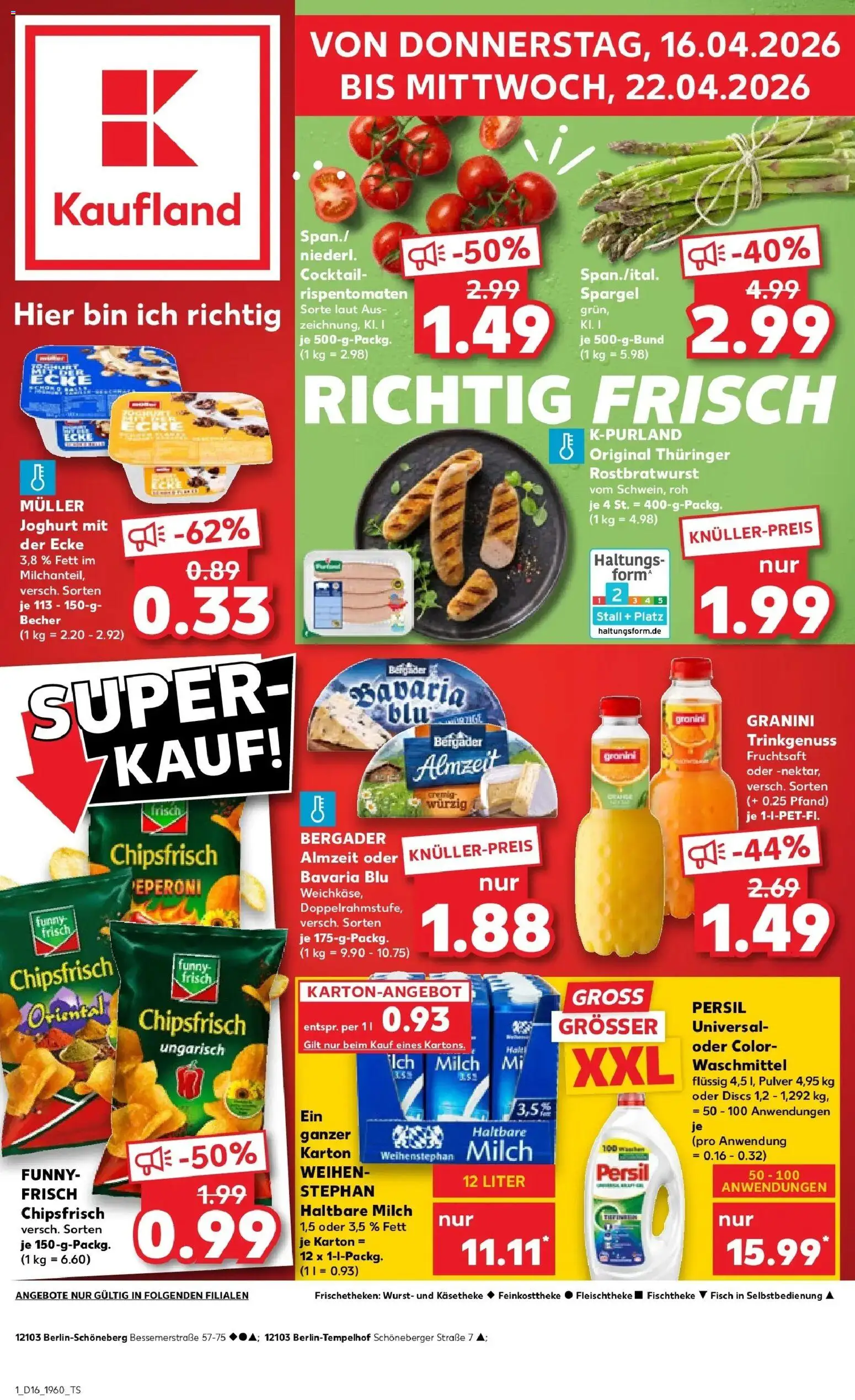 Vorschau von dem Prospekt des Geschäftes Kaufland, gültig ab dem 15.04.2026