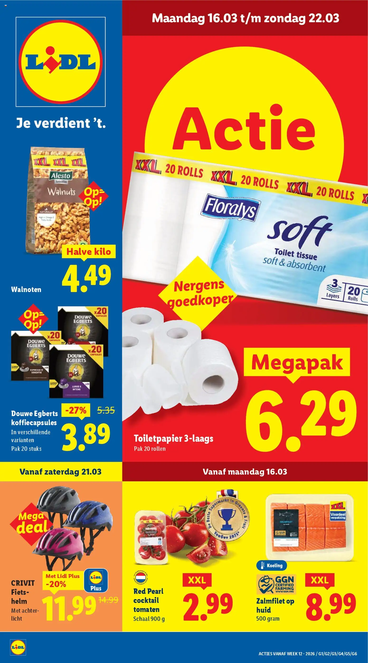 Voorbeeld van Lidl folder week 12 van winkel Lidl geldig vanaf 16-03-2026