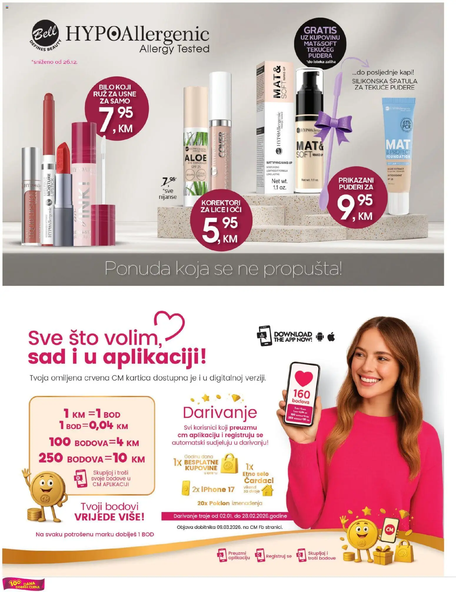 Pregled letka Katalog trgovine CM vrijedi od 2026.01.09