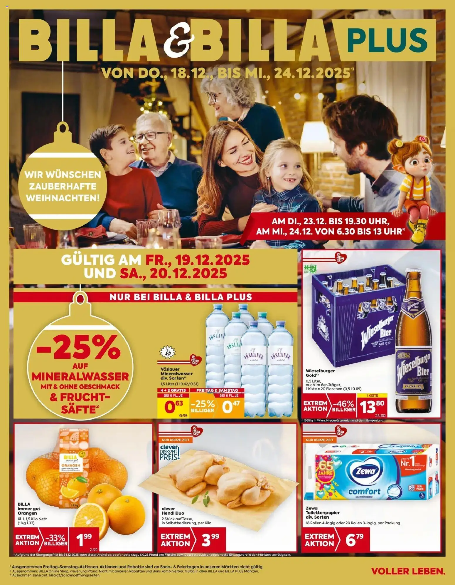 Vorschau der Angebote: Billa Moedling, Scheibbs, Schwadorf gültig ab 18.12.2025