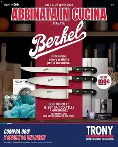 Anteprima dell'opuscolo Abbinata in cucina da Trony Desenzano del Garda! dal negozio Trony valido da 16/04/2026