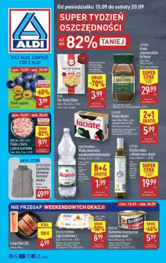 Pogląd gazetki "Super tydzień w ALDI od 15.09" ze sklepu Aldi ważnej od 14.09.2025