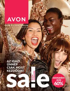 Avon - AVON online katalógus 2026 januári megtekintése, amely érvényes 2026.01.01.-től