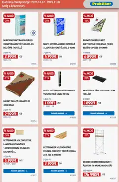 Praktiker - Akciós újság Praktiker megtekintése, amely érvényes 2025.10.07.-től | Oldal: 11
