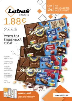 Náhľad Labaš letáku platného od 14.11.2025