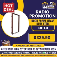 Preview of Laduma Hardware flyer valid from 20/10/2025