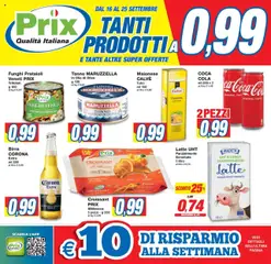 Anteprima dell'opuscolo Volantino Abano Terme dal negozio Prix valido da 16/09/2025