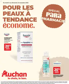 Prévisualisation de Pour les peaux à tendance économe du magasin Auchan formulaire valide 04/11/2025