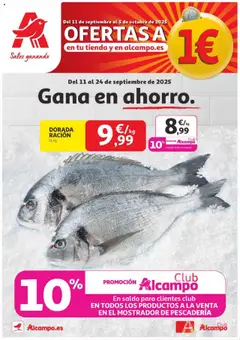 Vista previa del folleto de la tienda Alcampo válido desde el 11/09/2025 