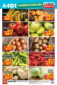 A101 Tazenin Yıldızları 01.01.2026 - Broşürünün önizlemesi