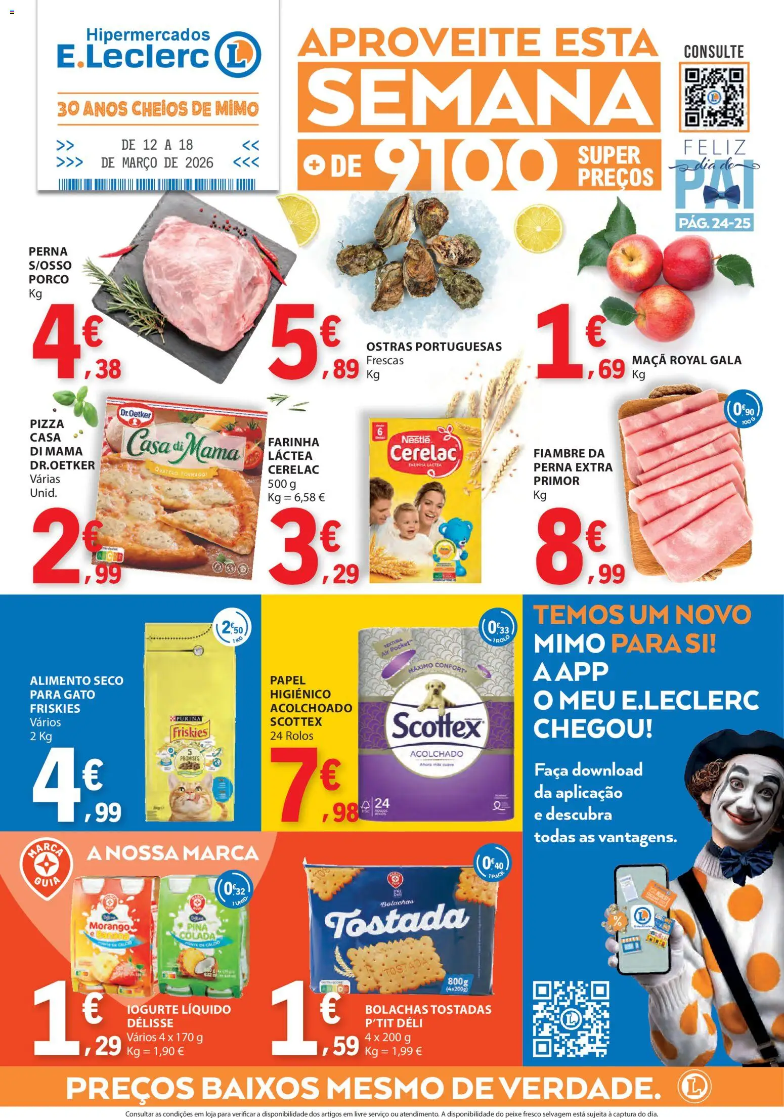 Pré-visualização do folheto da loja E.Leclerc válida a partir de 12/03/2026