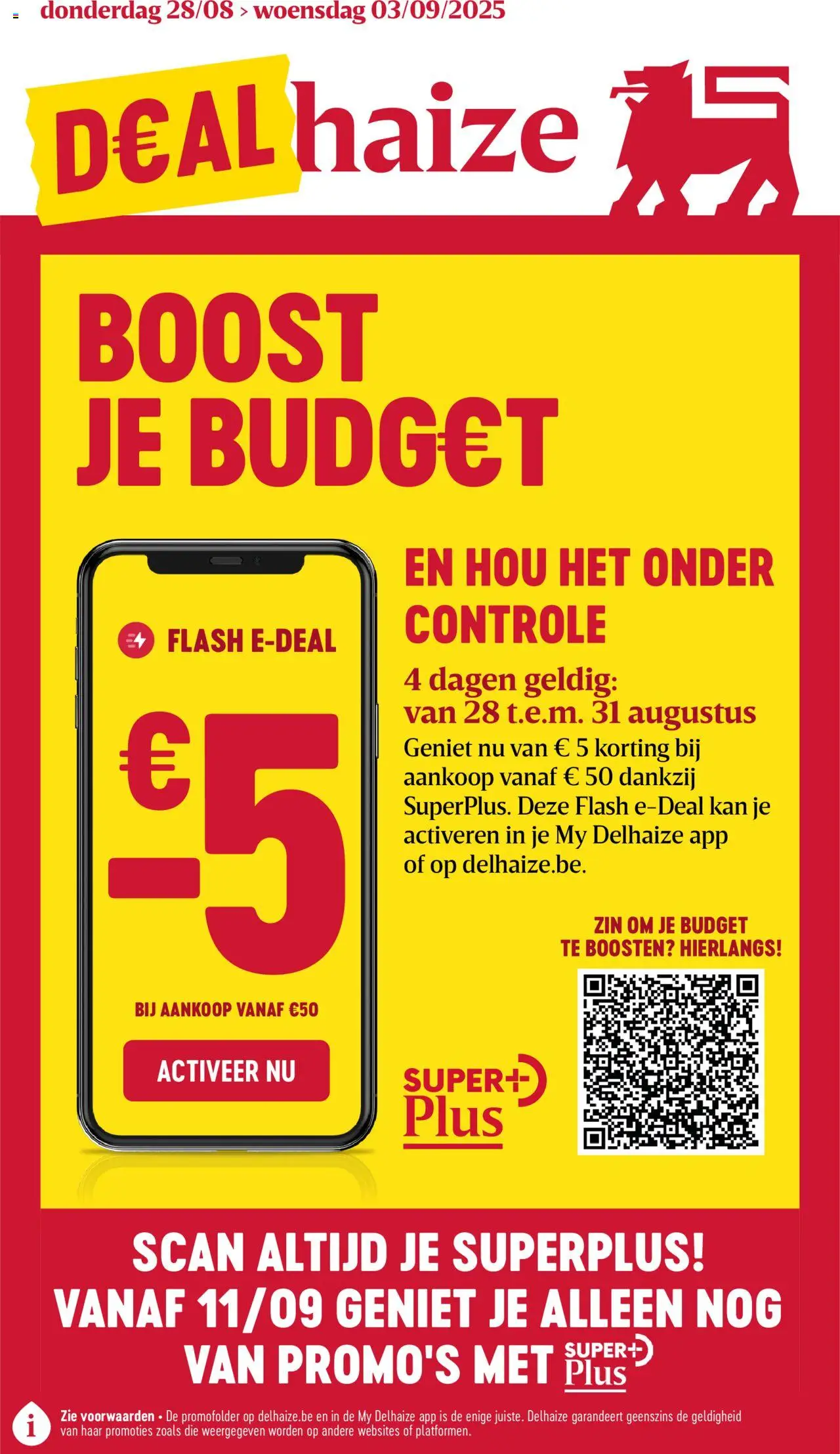Delhaize shop Folder week 35 geldig vanaf 28/08/2025 - Paginanummer 1