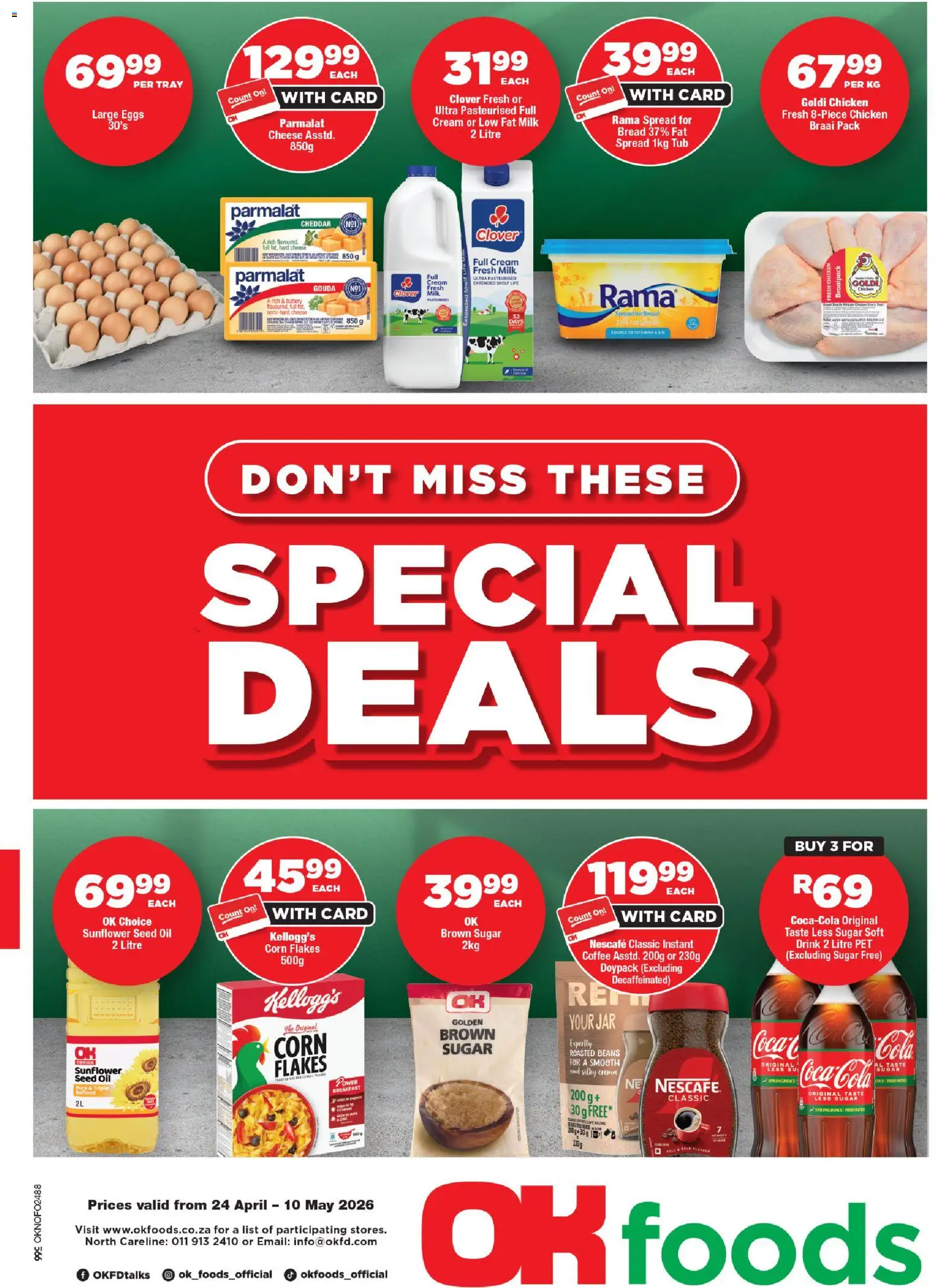 Preview of OK Foods flyer valid from 24/04/2026