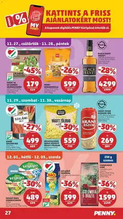 PENNY - Akciós újság PENNY megtekintése, amely érvényes 2025.11.27.-től | Oldal: 27