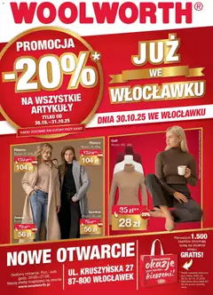 Pogląd gazetki "Woolworth: Już w Włocławek" ze sklepu Woolworth ważnej od 23.10.2025