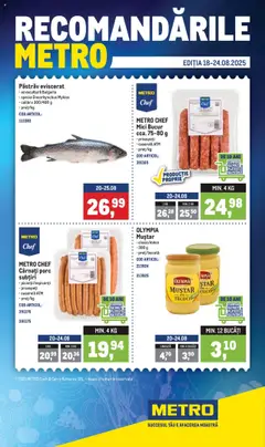 Previzualizarea de cataloage: Metro Catalog nou valabil de la 18.08.2025