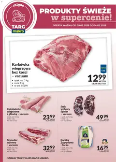 Pogląd gazetki "Produkty świeże w supercenie" ze sklepu Makro ważnej od 09.02.2026