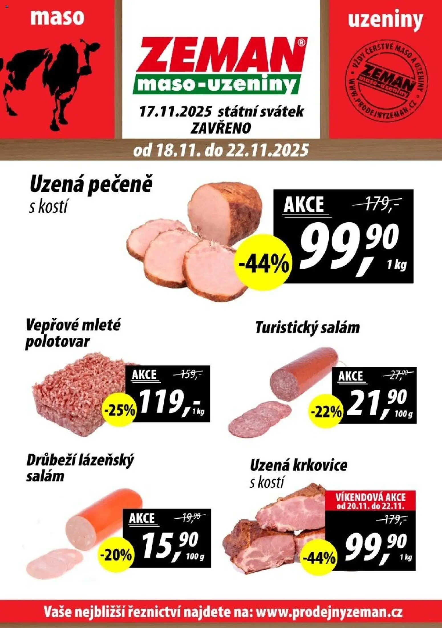 Náhled nabídky: Prodejny Zeman Leták - Plzeň platný od 18.11.2025