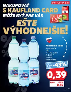 Náhľad Kaufland letáku platného od 06.11.2025 | Strana: 43