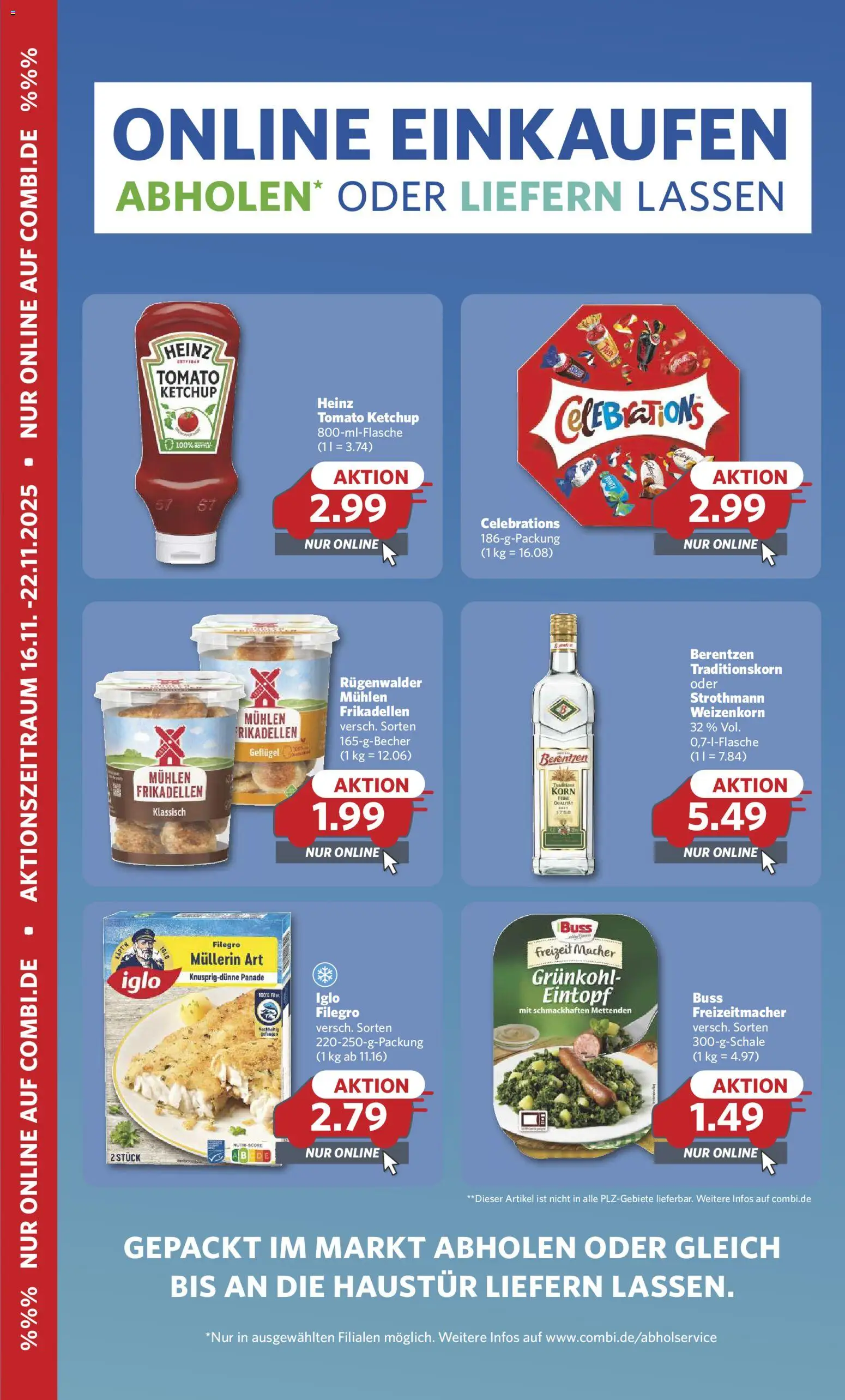 Vorschau von dem Prospekt des Geschäftes Combi, gültig ab dem 16.11.2025