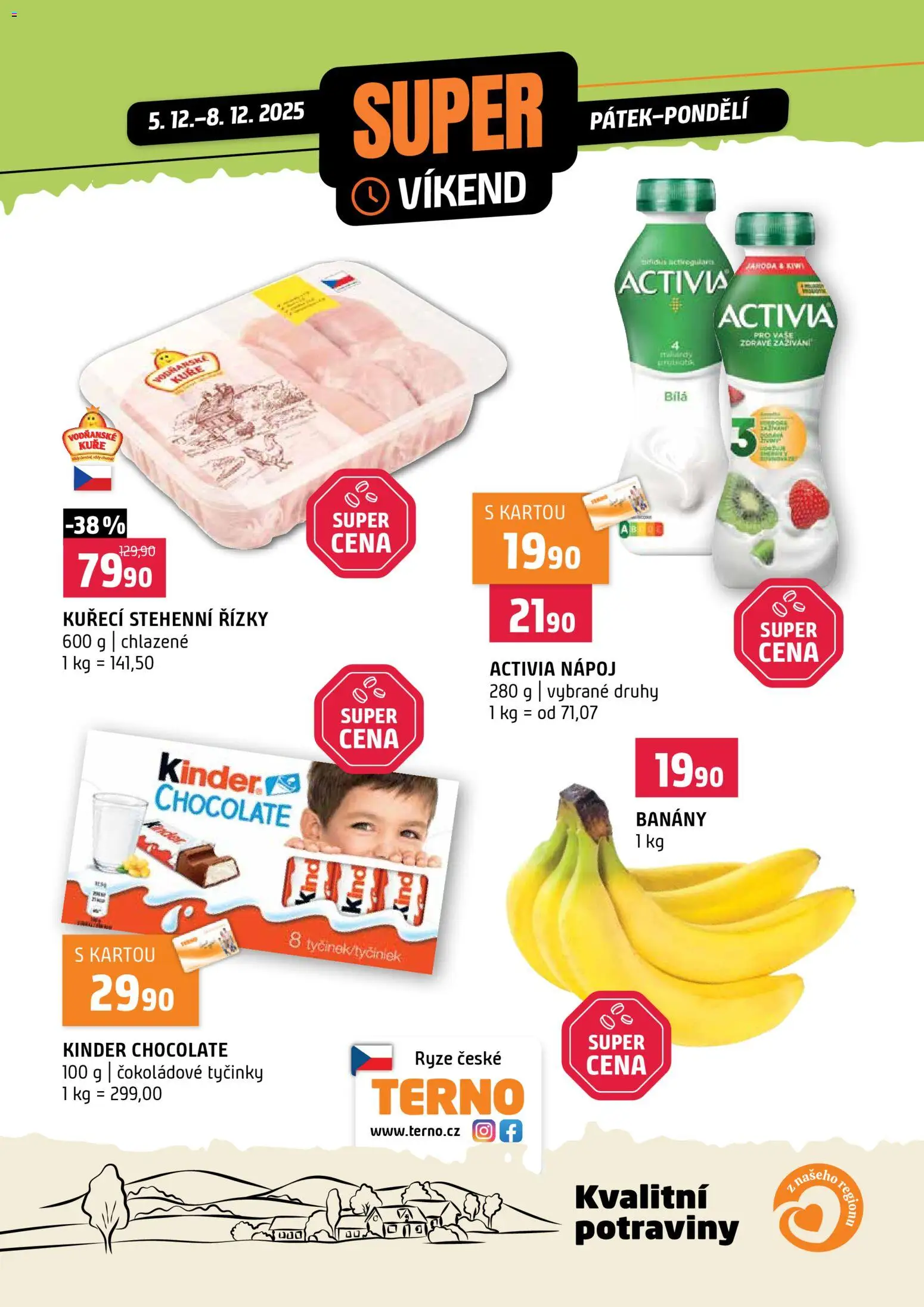 Náhled nabídky: Terno Super víkend platný od 05.12.2025