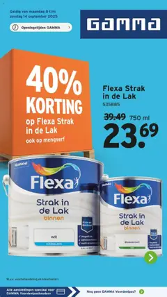 Voorbeeld van Folder van winkel GAMMA geldig vanaf 08-09-2025
