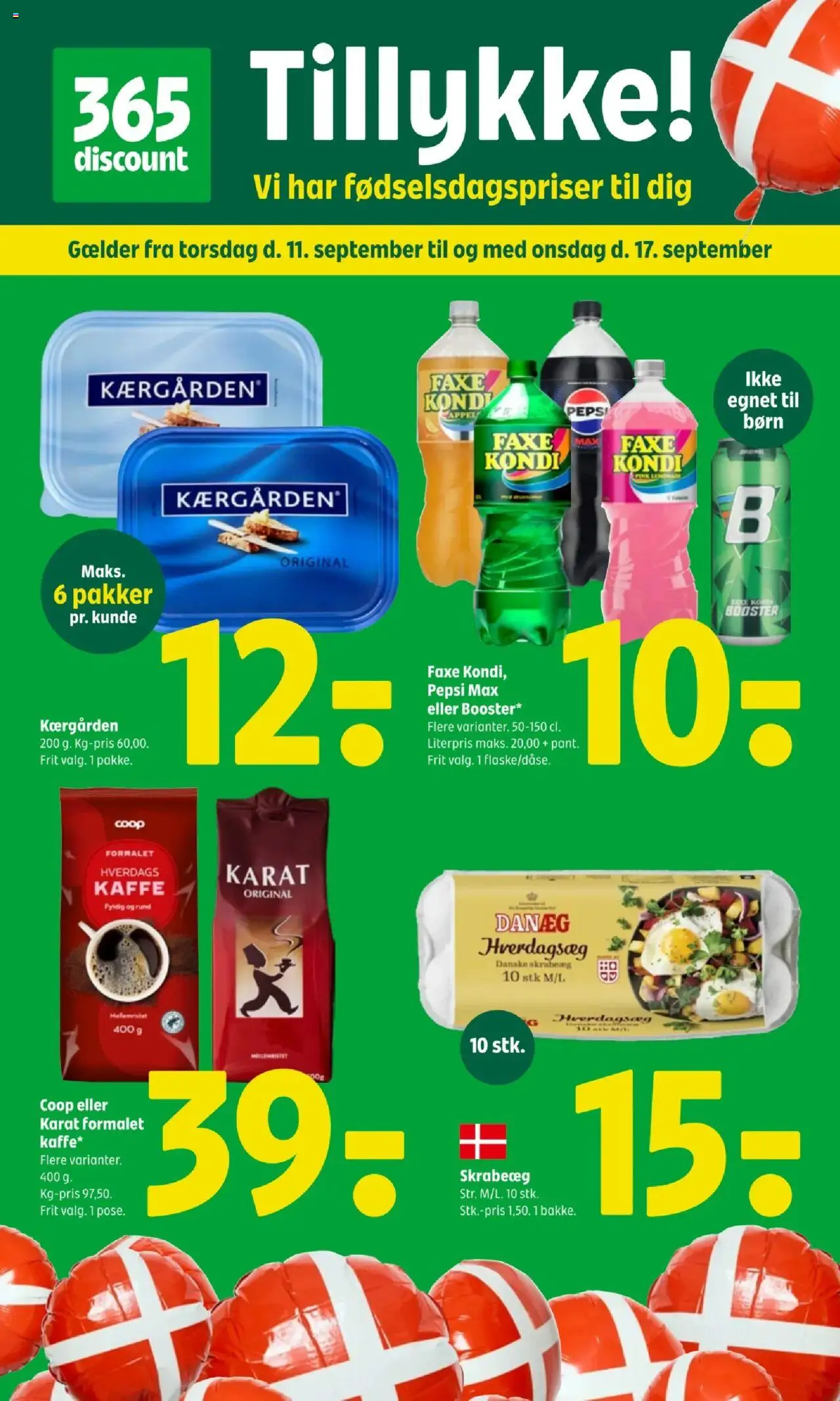 Eksempel på tilbudsavis Tilbudsavis fra butik Coop 365 gyldig fra 11/09/2025