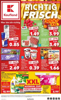 Vorschau von dem Prospekt des Geschäftes Kaufland, gültig ab dem 22.01.2026