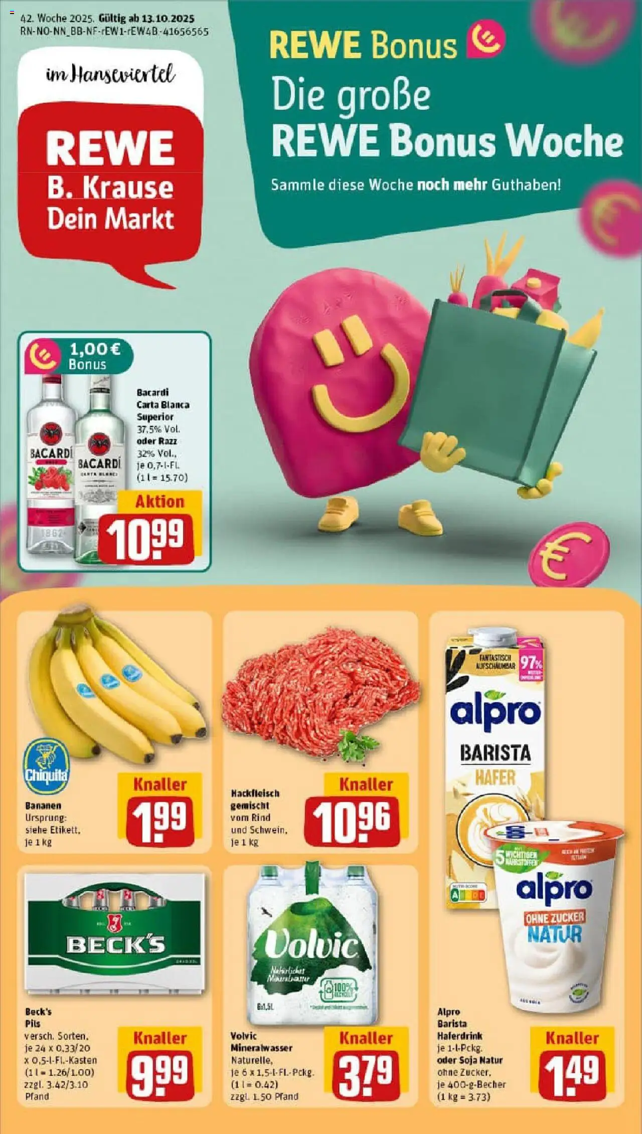 REWE Prospekt ab 13.10.2025 nächste Woche - Prospekt Lüneburg	