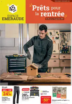 Prévisualisation de Catalogue du magasin Espace Emeraude formulaire valide 20/08/2025
