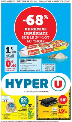 Prévisualisation de Catalogue du magasin Hyper U formulaire valide 27/12/2025