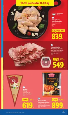 Lidl - Akciós újság Lidl megtekintése, amely érvényes 2025.10.30.-től | Oldal: 31