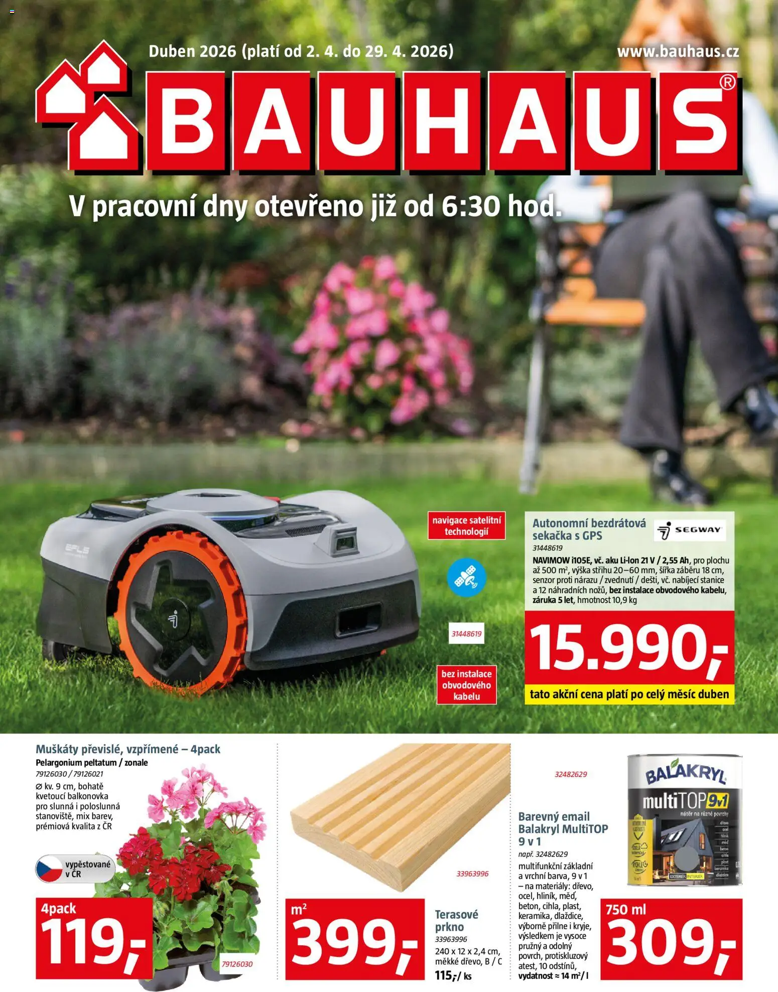 Náhled nabídky: Bauhaus Bauhaus leták platný od 02.04.2026