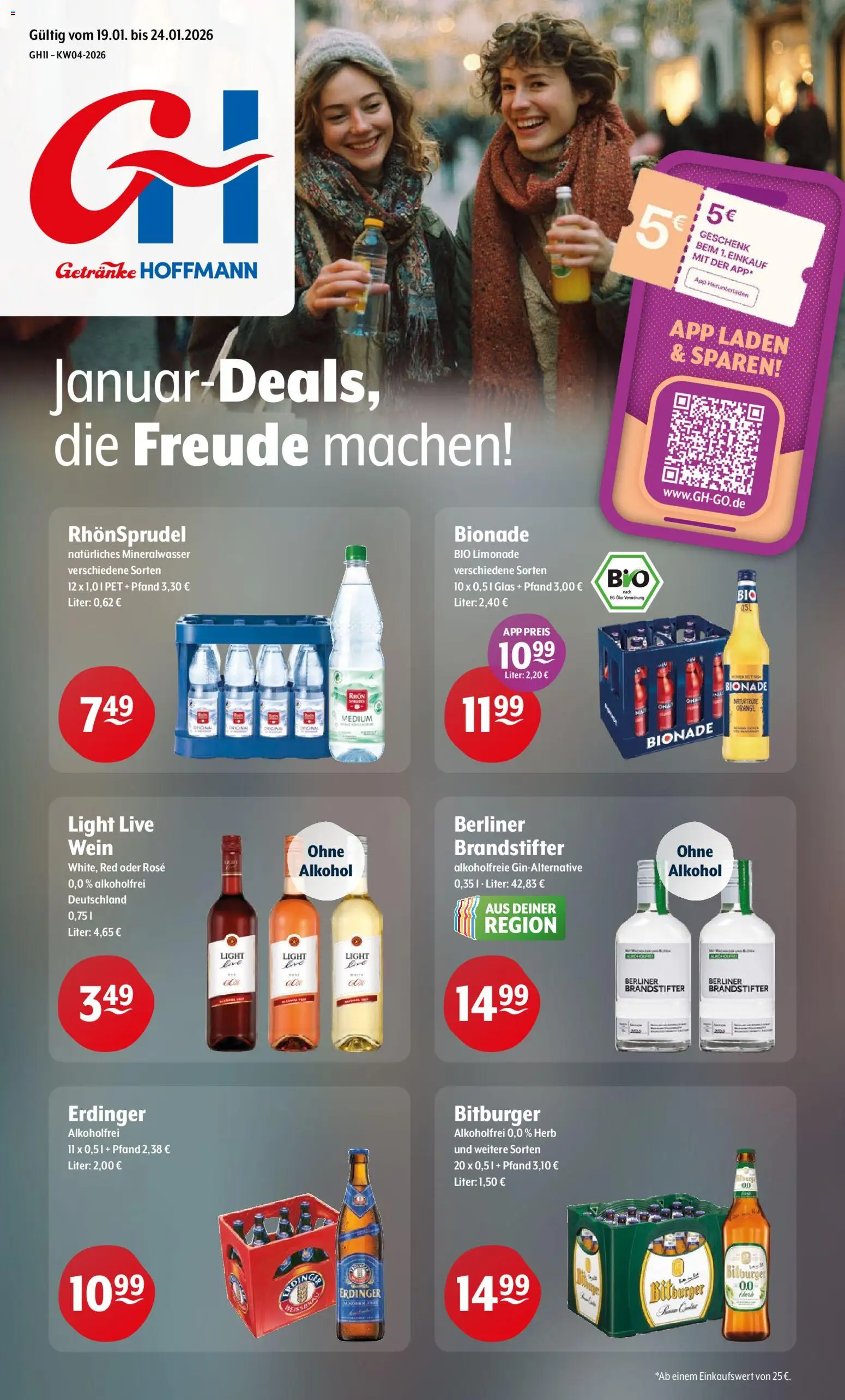 Vorschau von dem Prospekt des Geschäftes Trink und Spare, gültig ab dem 19.01.2026