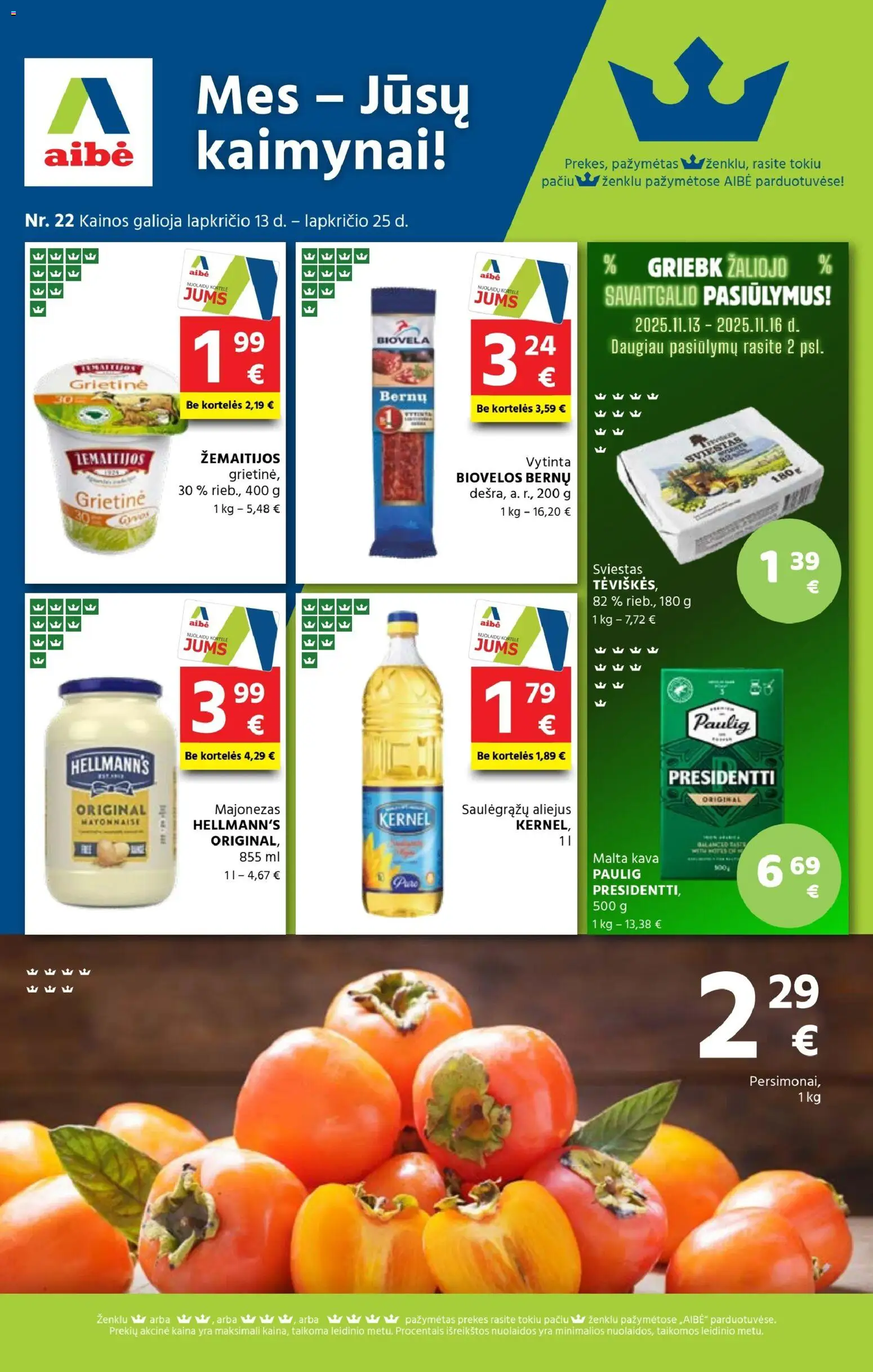 AIBE parduotuvės leidinio Leidinys galiojančio nuo 2025.11.13 peržiūra