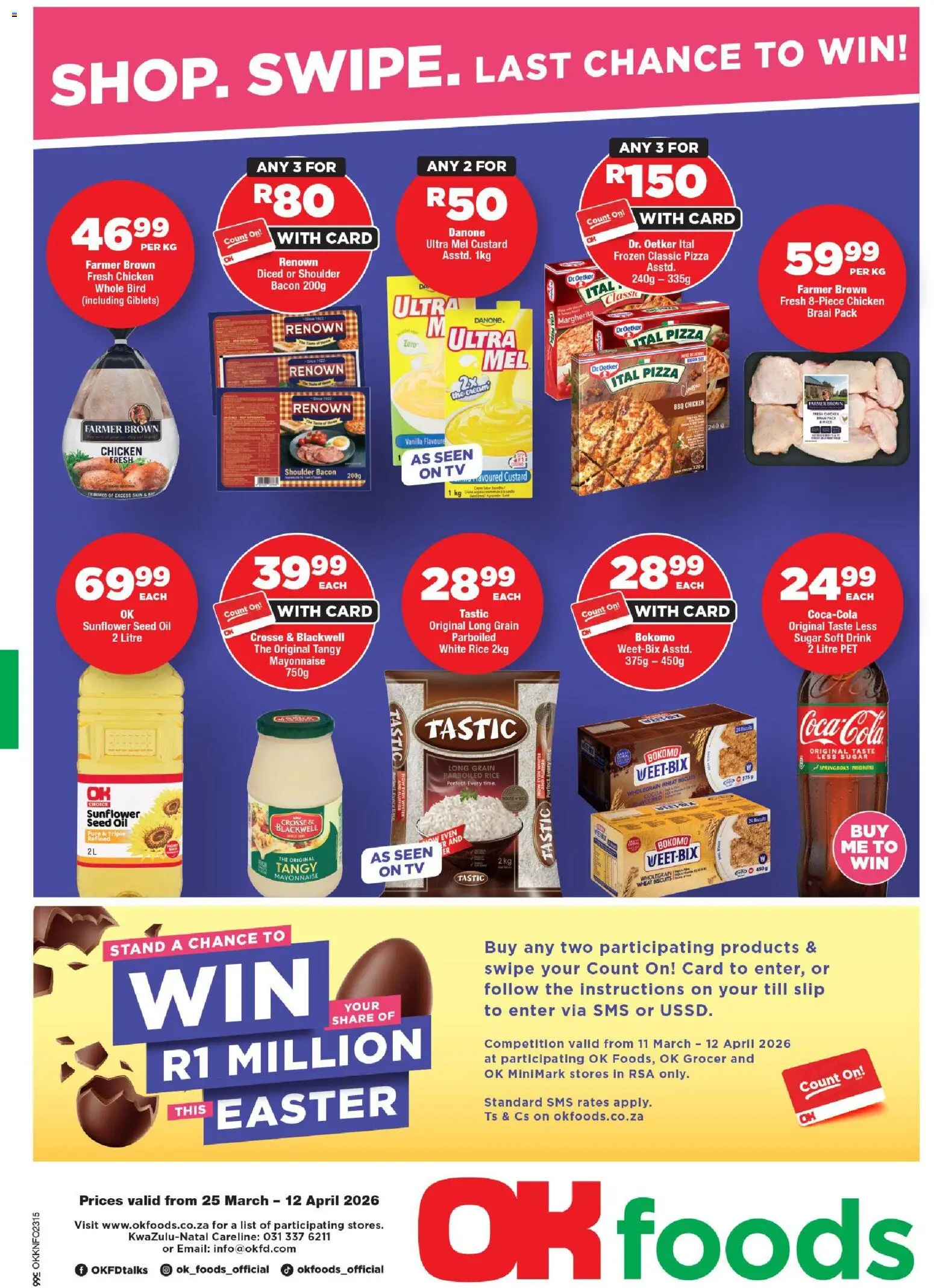 Preview of OK Foods flyer valid from 25/03/2026