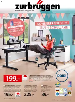 Vorschau von dem Prospekt des Geschäftes Zurbrüggen, gültig ab dem 09.08.2025