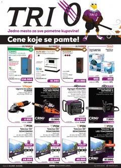 Pregled Tri O kataloga - važi od 15.11.2025