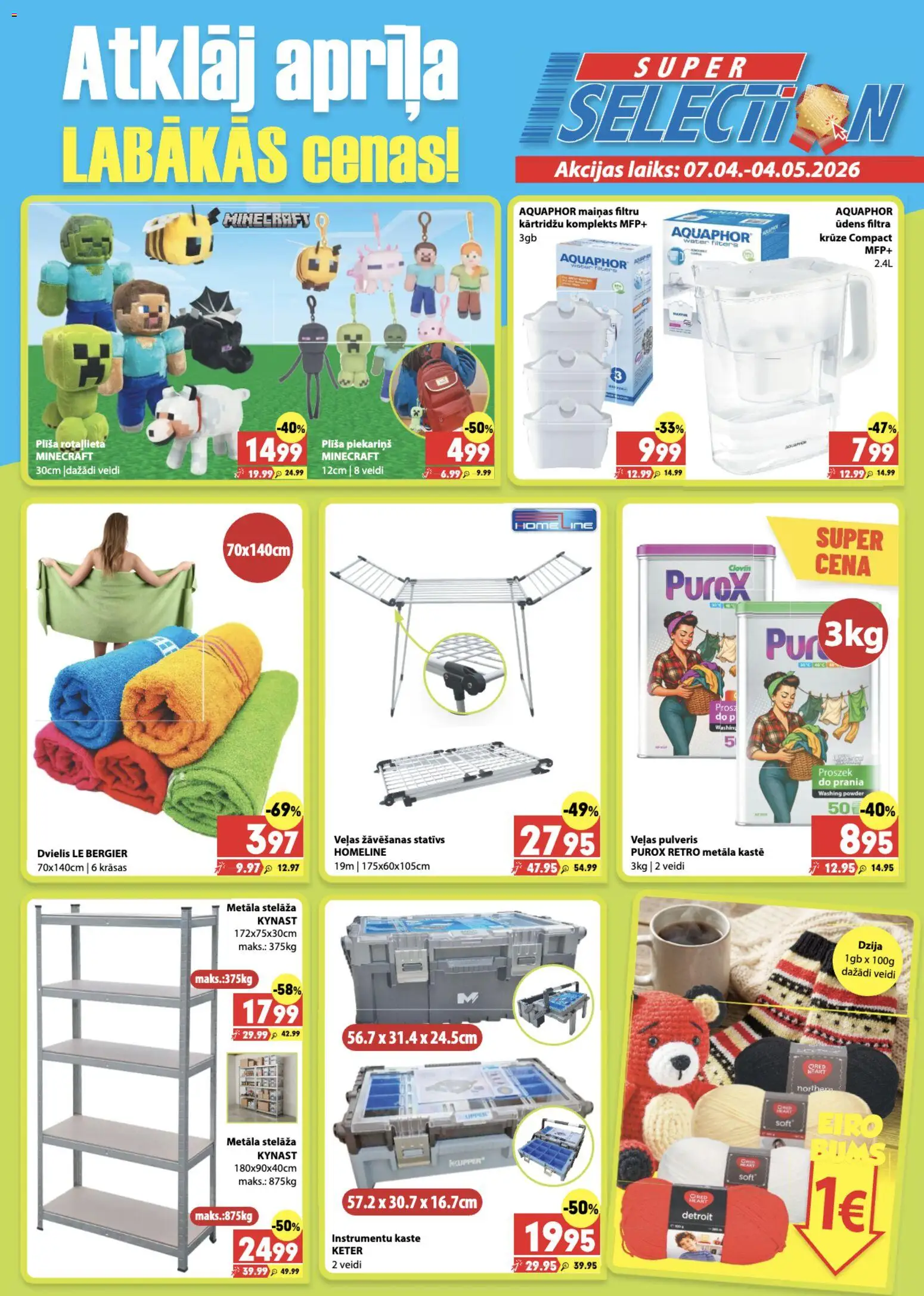 Skatīt Super Selection akciju bukletu, derīgs no 07.04.2026.