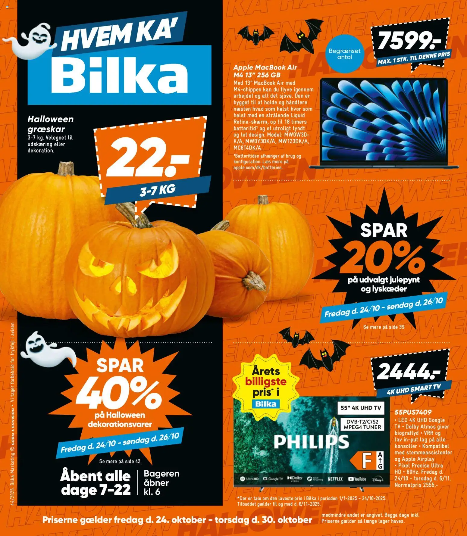 Bilka tilbudsavis gyldig fra 24/10/2025 - side 1