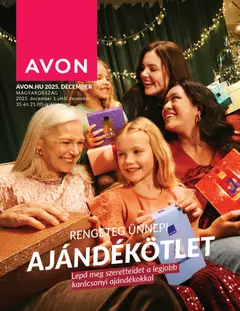 Avon - AVON online katalógus 2025 decemberi megtekintése, amely érvényes 2025.12.01.-től